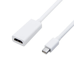 INECK - Adaptateur video Mini DisplayPort vers HDMI - Convertisseur Mini DP vers HDMI - Male/Femelle pas cher