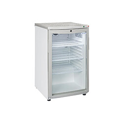 COOLHEAD Arrière Bar Réfrigéré Vitré Blanc - 85 Litres - Cool Head