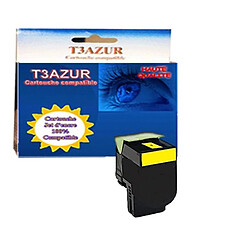 T3Azur Toner Lexmark CX310dn / CX310n Yellow - Compatible - 2 000 pages 