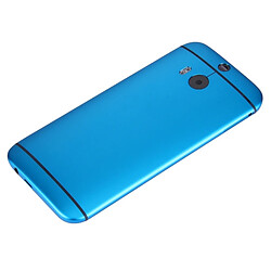 Acheter Wewoo Coque arrière bleu pour HTC One M8 Couverture de boîtier arrière pièce détachée