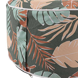 Acheter Mendler Pouf HWC-G31, Pouf Pouf de jardin, gonflable In-/Outdoor Spun Poly 29x55cm ~ Design de feuille