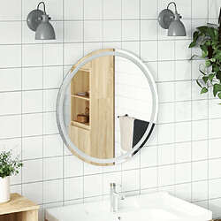 Maison Chic Miroir à LED,Miroir Lumineux LED pour salle de bain 70 cm rond -MN43934