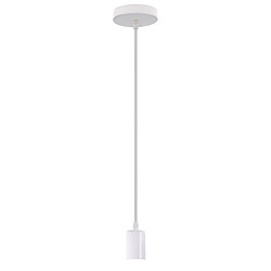 Stoex Douille de lampe E27, Suspension luminaire plafond Lampe Accessoires Pendentif Lampe Titulaire Support de lampe plafonnier Antique Edison Suspension - Blanc 