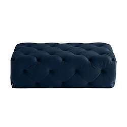 Acheter Lisa Design Gallata - pouf Chesterfield - en velours