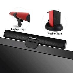 Avis Universal YYH-PILLAR ENSEIGNER MINI USB LAUTSPREcher Bar stéréo Subwoofer Stéréo adapté à la télévision (rouge)