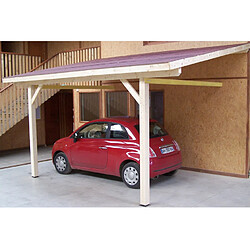 Carport 16.25m² bois - am3350bm - HABRITA