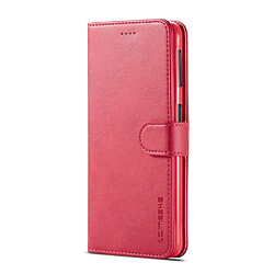 Etui en PU rose pour votre Samsung Galaxy A7 (2018)