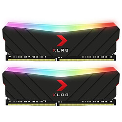 PNY XLR8 Gaming EPIC-X RGB Mémoire PC 16Go (2x 8Go) DDR4 4000MHz CL18 288-pin DIMM Noir