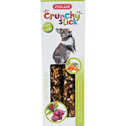 ZOLUX Crunchy stick pour lapin saveur carottes et betterave.