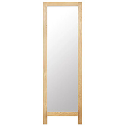 vidaXL Miroir sur pied 48x46,5x150 cm Bois de chêne solide