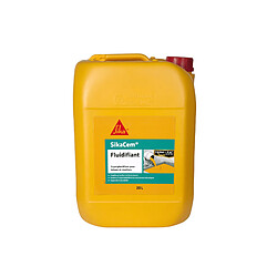 Superlastifiant haut réducteur d'eau SIKA SikaCem Fluidifiant - 20L