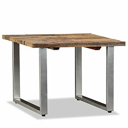 Maison Chic Table basse,Table Console Table d'appoint, Table pour salon Bois de récupération massif 55 x 55 x 40 cm -MN50370