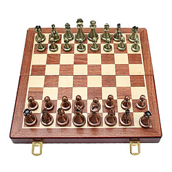 Jeu D'échecs International avec échiquier En Bois Pliable pour Enfants, Jouets de Jeu de Société