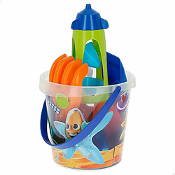 Color Baby Set de jouets de plage Colorbaby Mr Craby Ø 18 cm polypropylène (16 Unités) 