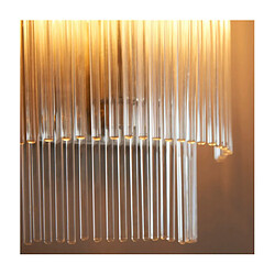 Endon Applique avec abat-jour en verre Nickel brillant pas cher