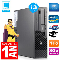 PC Fujitsu Esprimo E500 E85+ SFF Core I3-2100 RAM 8Go Disque 1 To Wifi W7 · Occasion 