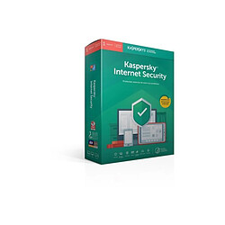 Logiciel antivirus et optimisation KASPERSKY Internet Security 2019 (1 Poste / 1 An)