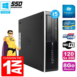 PC HP Compaq Pro 6300 SFF I5-3470 RAM 8Go Disque 120Go SSD Graveur DVD Wifi W7 · Occasion 