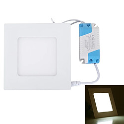 Wewoo 4W lumière blanche normale de la lampe de panneau de la place 8.5cm avec le conducteur de LED, 20 SMD 2835, CA 85-265V, taille de découpe: 9.6cm 