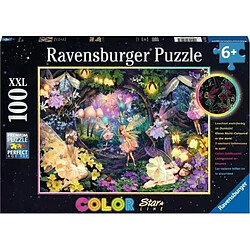 Ravensburger Puzzle Jardin de fées phosphorescentes 100 pièces pour Enfants à partir de 6 Ans, 13293, Multicolore