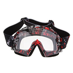 Anti brouillard moto VTT VTT course lunettes lunettes A018 miroir blanc