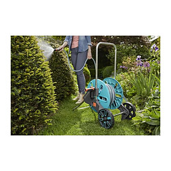 GARDENA Devidoir CleverRoll taille M equipe - Longueur max 50m - Adapte petit jardin - Livre avec kit - Garantie 5 ans 18512-26