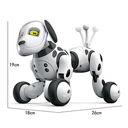 Universal Sans fil 2.4G télécommande robot chien RC marche robot chien jouets électroniques pour animaux de compagnie jouets éducatifs pour enfants cadeau d'anniversaire d'enfant Xmas | Animaux de compagnie électroniques