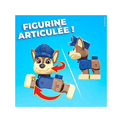 Avis Pat Patrouille Paw Patrol Jeu de construction Chase et son véhicule de police Bleu