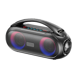 Yonis Enceinte Bluetooth Portable RGB Puissante 40W Effets Lumineux Autonomie Longue Durée