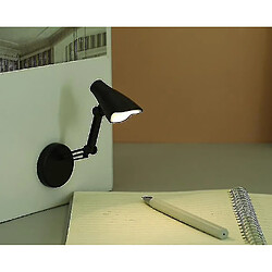 Avis Universal Lampe mini pliable portable lumineuse magnétique lampe de table protection des yeux noir(Le noir)