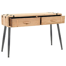 Acheter vidaXL Table console Bois massif de sapin 115x40,5x76 cm