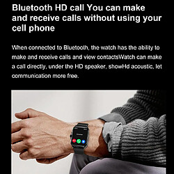 Yonis Montre Connectée IP67 Appels Bluetooth Santé pas cher
