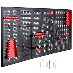 Arebos Panneau mural pour rangement d'outils