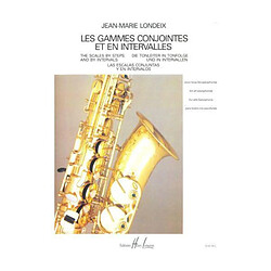 Gammes conjointes et en intervalles pour tous les saxophones.