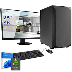 Sedatech Pack Workstation • AMD Ryzen 9 5950X • RTX4060Ti • 32 Go RAM • 1To SSD M.2 • Windows 11 • Moniteur 28"