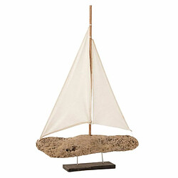 Paris Prix Statuette Déco Voilier Bois Flotté 62cm Naturel