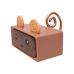 Mobility on Board Enceinte Bluetooth Animal Adorable Singe Marron