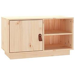 Maison Chic Meuble TV scandinave - Banc TV pour salon 70x34x40 cm Bois de pin massif -MN71031