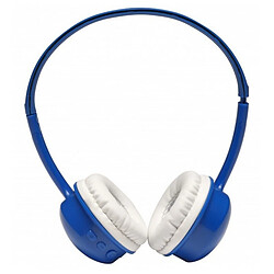 Totalcadeau Casque bandeau pliable avec Bluetooth 250 mAh - Ecouteur audio Couleur - Bleu pas cher