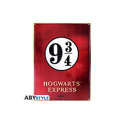 Abystyle Harry Potter - Plaque métal Voie 9 3/4 (28x38) 