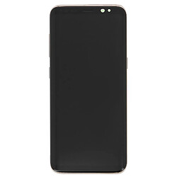 Ecran LCD Galaxy S8 Vitre Tactile - Bloc écran complet Original Samsung Or