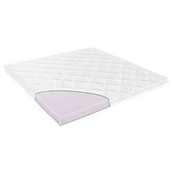 tiSsi Matelas pour parc pour enfants Moritz 85x89 cm Blanc 