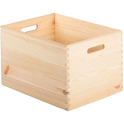 Astigarraga Caisse en bois de rangement 40 x 30 x 23 cm.