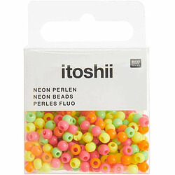 Rico 300 Perles rondes 4 mm - fluo 