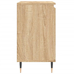 Acheter vidaXL Armoire de bain chêne sonoma 58x33x60 cm bois d'ingénierie