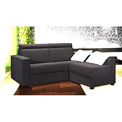 Inside 75 Angle FASTER 2-3 places ouverture express polyuréthane noir couchage 120cm module chauffeuse coffre