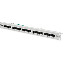 DIGITUS Panneau de brassage RNIS 19', CAT 3, 25 ports RJ45, ()