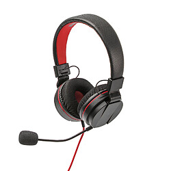 Casque audio Headset S snakebyte pour Nintendo Switch noir rouge