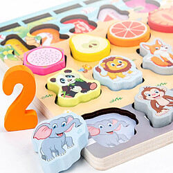 Universal Puzzles en bois pour enfants Alphabet Catégories Jeux de pêche Jouets Éducation Mathématiques Stack Block Apprentissage Puzzle Board Cadeaux Jouets Montessori | pas cher