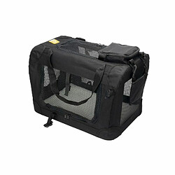 Cage de transport pour animaux PS1310BKM Noir (Taille M) 